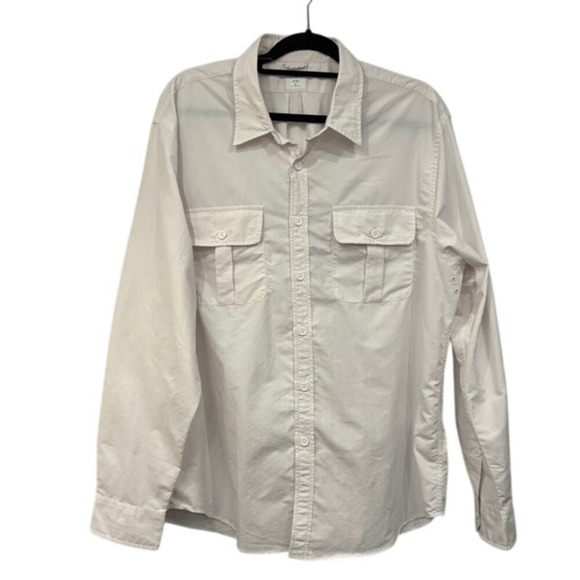 J. Crew Other - J Crew Mens Sun‎ Shirt XL White Long Sleeve Button Up UPF 50 RECENT 2024